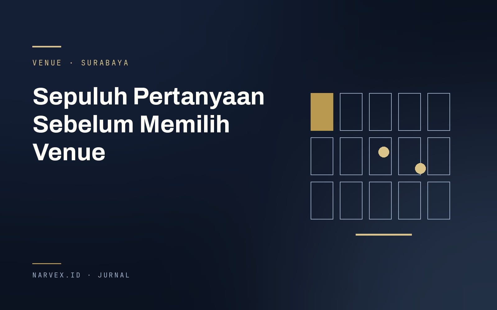 Memilih Venue Pameran di Surabaya